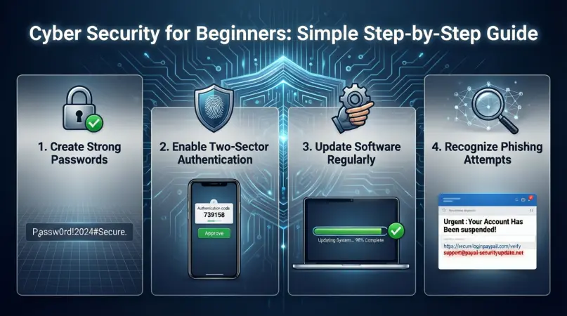 cyber security for beginners simple step-by-step guide