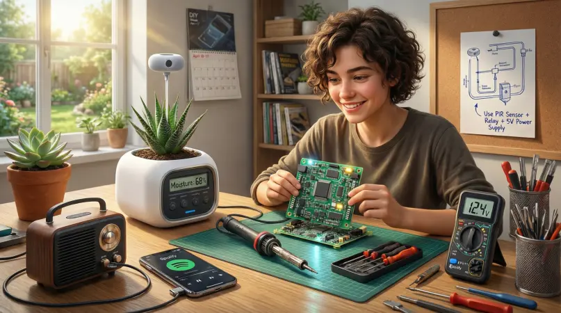 dIY gadgets at home for beginners and smart living