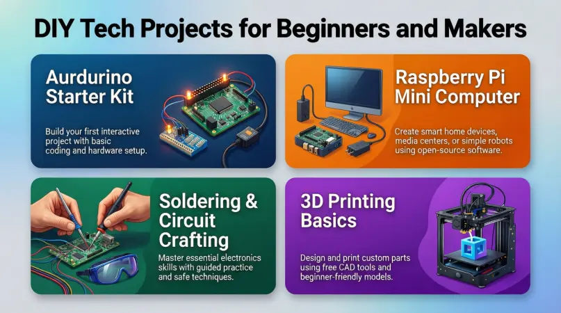dIY tech projects for beginners and makers