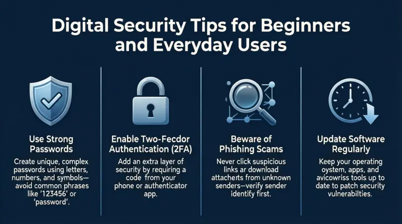 digital security tips for beginners and everyday users