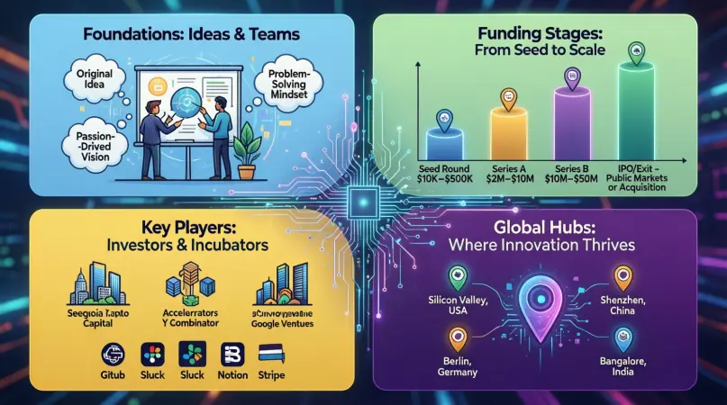 global tech startup ecosystem explained for beginners