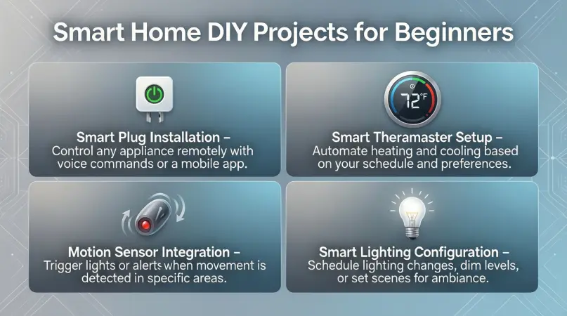smart home dIY projects for beginners