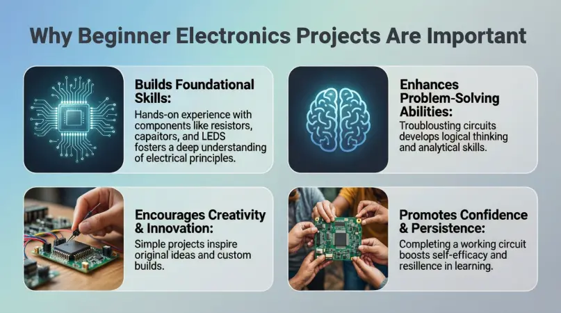 why is beginner electronics projects important