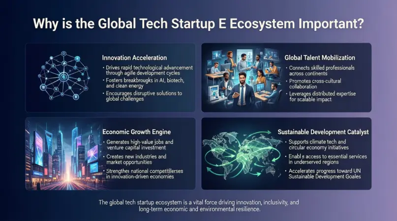 why is the global tech startup ecosystem important